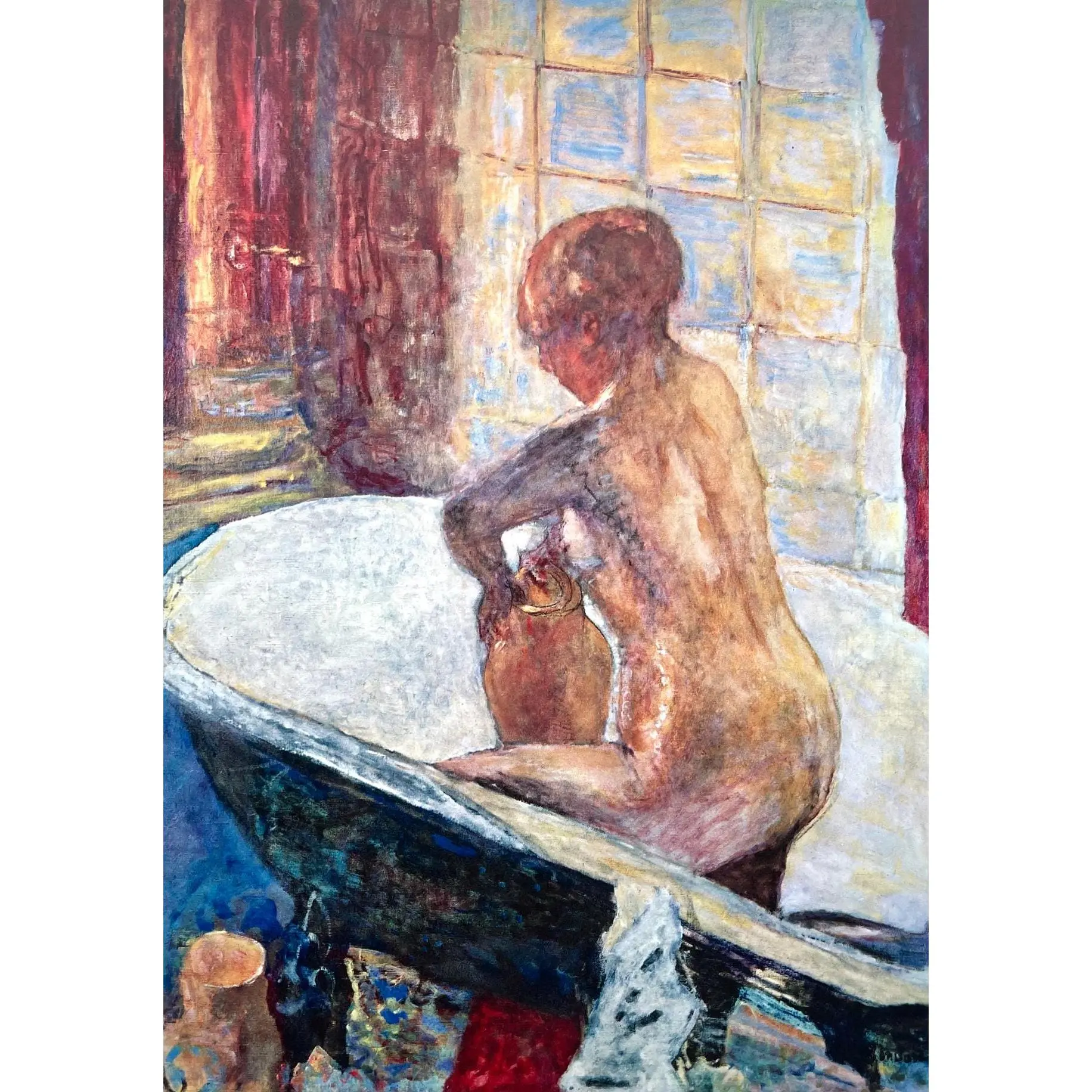 Pierre Bonnard, Composition, Derrière le miroir, Limited Edition Lithograph