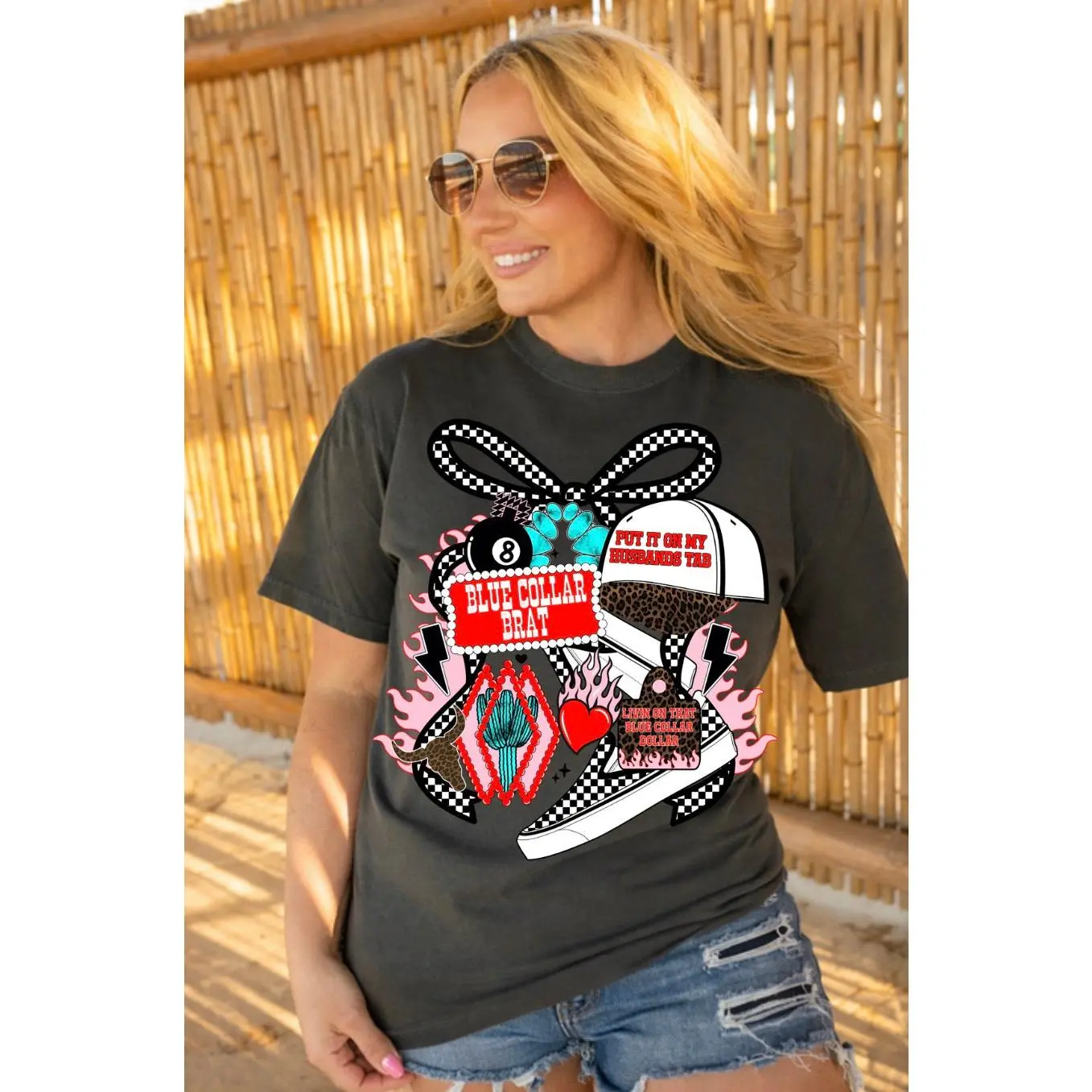 Blue Collar Brat Comfort Colors Tee