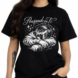 Thinking You Chicano Clothes Chicana Style Lowrider Art Unisex  Medium  Sweatshirt T ShirT