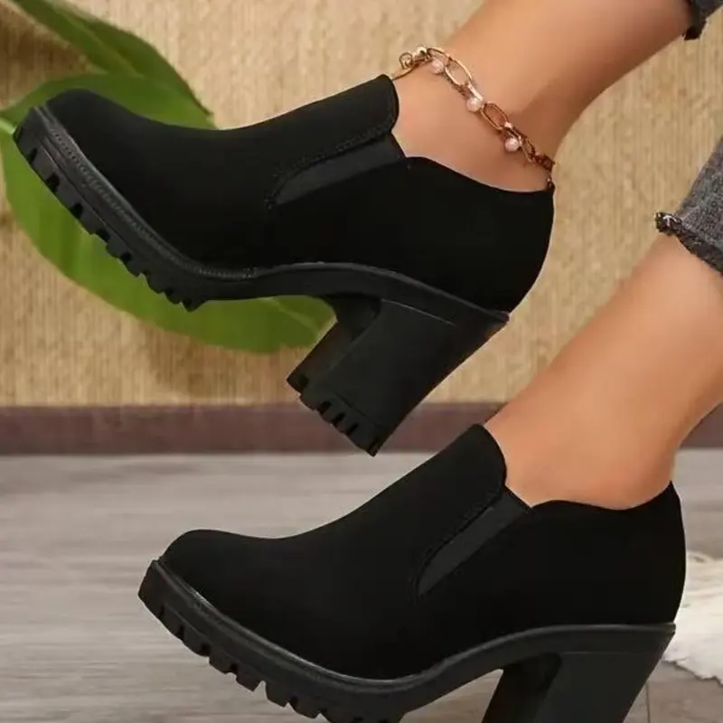 Women's Comfortable High Heel Shoes, Easy to Wear Business Footwear, Perfect Office Formal Shoes, Dress Formal Shoes, Casual Style All Season Wear, Fashion Shoes, Womens Shoes