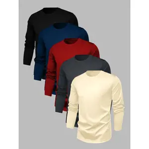 Men's Letter Print Thermal Lined Sweatshirt, Casual Loose Long Sleeve Crew Neck Pullover for Fall & Winter, Men's Clothes for Daily Wear