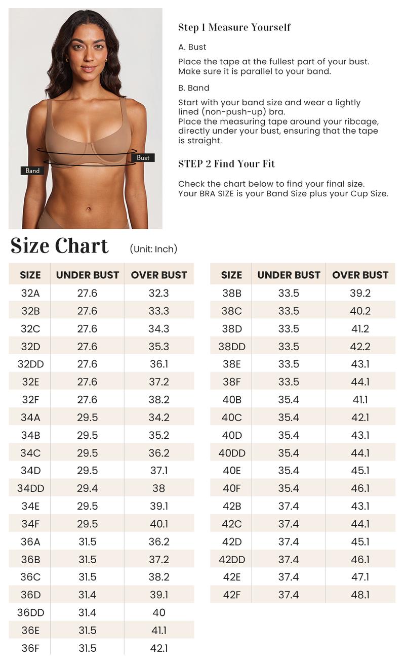 Women's Smooth Scoop Neck Balconette Bra Underwire No Padded