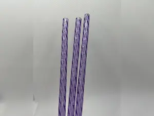 Purple Crystal Swirly Straw (40oz Tumbler)