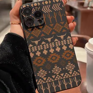 Navajo Style Pattern Phone Case, Anti-drop Cellphone Protective Case, Total Protective Shockproof Mobile Phone Cover for iPhone, Casing