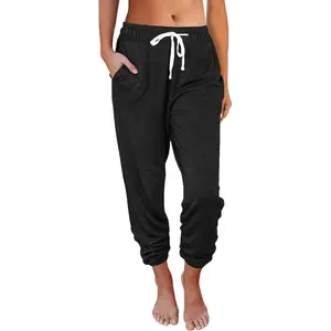 Women's High-Waisted Sweatpants with Pockets, Loose Lounge & Pajama Pants for Fall, Winter, Spring Yoga Travel