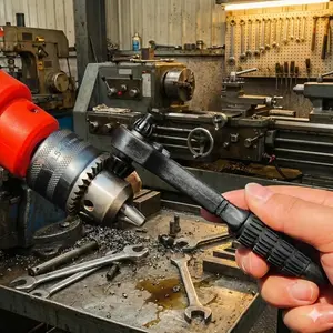Double Head Ratchet Drill Chuck Key Set, 12.7mm & 17.5mm Universal Socket Wrench, High Hardness Anti-Slip Quick-Lock Key, Durable Gearbox Torque Tool, Safe & Efficient Hand Tool for Home Power Drill Accessories, Multi-Function Repair Kit.