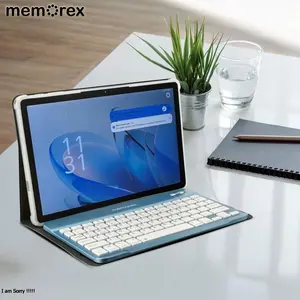 Memorex 10.1” Android Tablet with Keyboard & Case | 128GB, Android 14