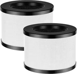 2 Pack TZ-K1 Replacement Filter Compatible with ToLife TZ-K1 Air Puri-fier, MK01 MK06 and FreAire KN6391 Air Purifi-ers, 3-in-1 H13 HEPA Filter,