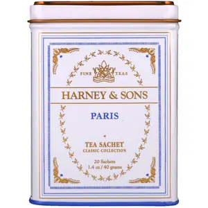 Harney & Sons, (3 Pack) Fine Teas, Paris Tea, 20 Tea Sachets, 1.4 oz (40 g)