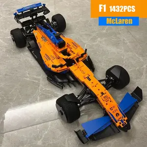 McLaren F1 Formula 1 Supercar Building Block Set 1431PCS 42141, Technical Racing Car Model Toy Gift for Boys Model Car Kit