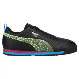 PUMA Mens Roma Retro Blaster Lace Up Sneakers Shoes Casual - Black