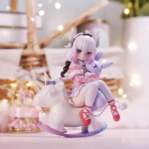 Kobayashi's Dragon Maid Rocking Horse Konata Cute Figure Anime Two-Dimensional Girl Model Ornament Gift