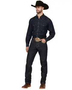 Kimes Ranch Men's Raw James Low Straight Bootcut Jeans - Mj-10118