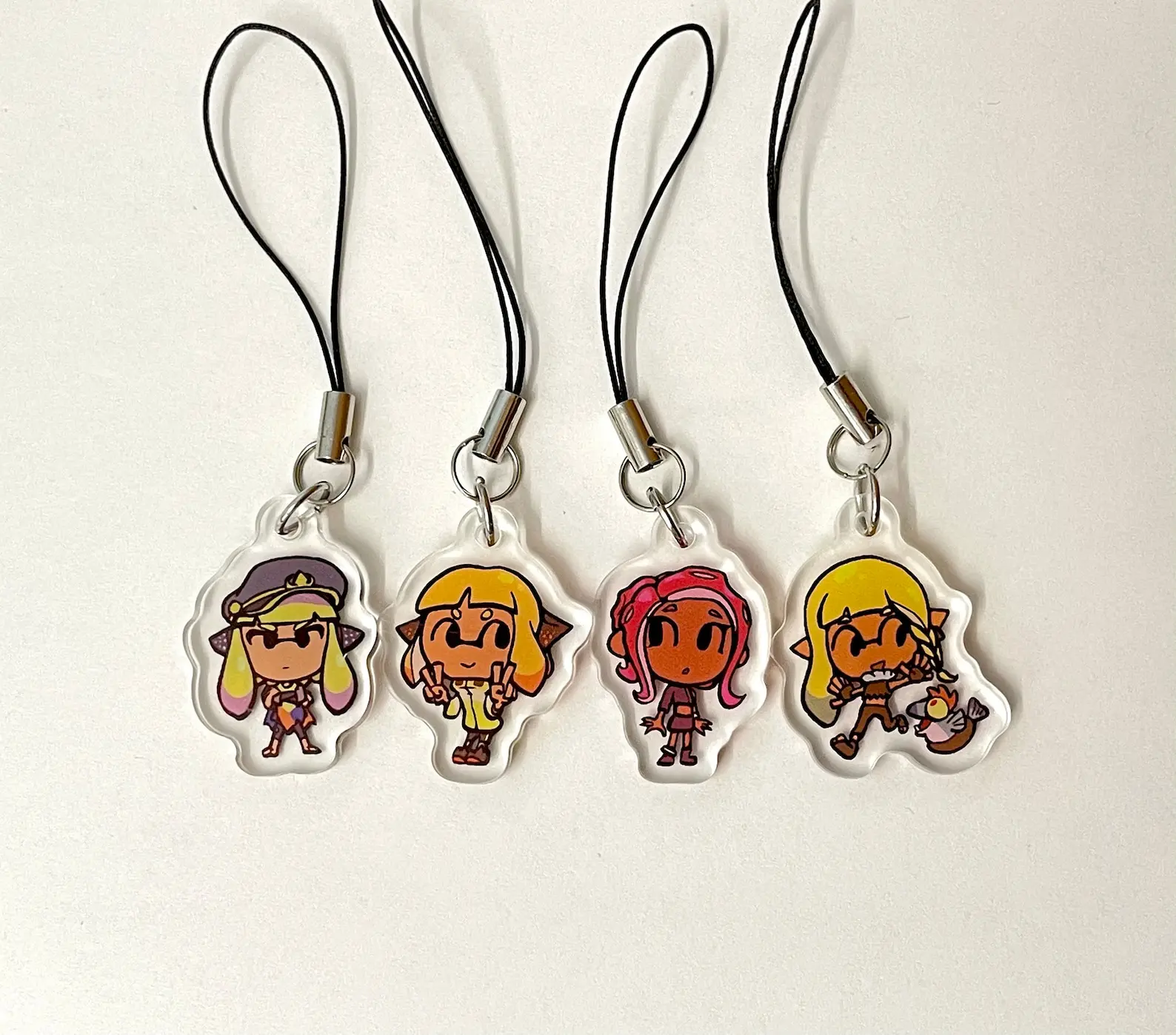 Splatoon Agents Acrylic Keychain, Great For Daily Use Or As Thoughtful Little Gifts For Your Friends And Yourself, Halloween gifts