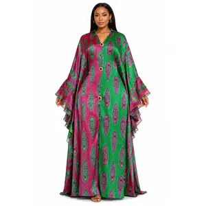 Luxury Emerald Green African Kaftan