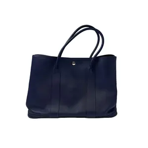 Pre-owned HERMÈS FRANCE Shoulder Bags H1 Hermes Garden Party Dark Blue 36 Handbag 40189