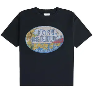 Rhude Black Dimora T-Shirt