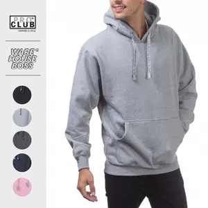 PROCLUB Men's Heavyweight Pullover Hoodie PRO CLUB Fleece Hoodies Kangaroo Pocket Casual Comfortable Relaxed Fits Pullovers Hip Hop Harem