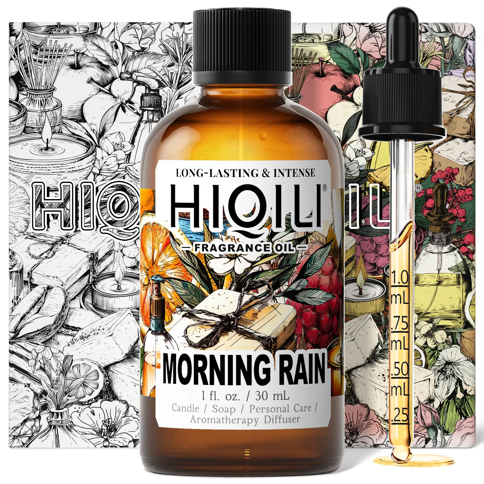 Premium Morning Rain Fragrance Oil - Long-Lasting Home Fragrance for Diffusers, Dryer Balls, Candles