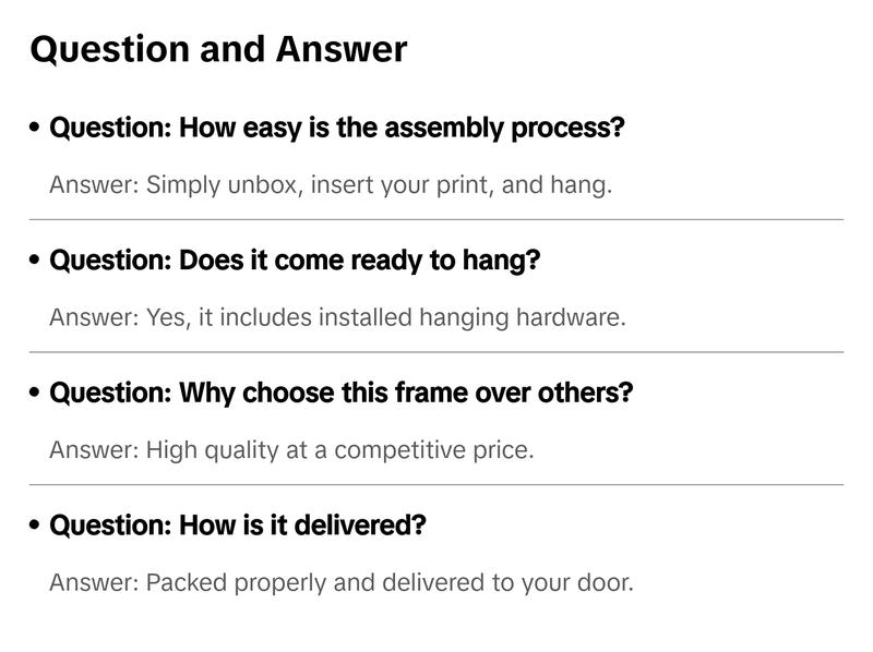 DIY FRAME UPGRADE | 16X20 Art Print