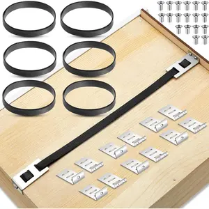 6 Set Drawer Repair Kit Drawer Support Brackets Includes Screws for Reinforcing and Repairing Broken Sagging  Drawers Furniture Hardware Accessories