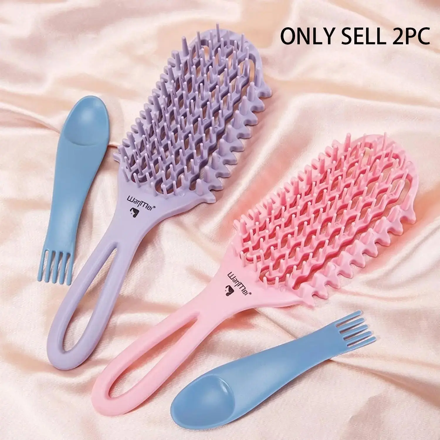 Wavy Curling Volumizing Brush for Volume & Styling, Anti-Static Openwork Design for Detangling, Lifting & Defining, Suitable for All Hair Types Wet & Dry, Salon Styling Tool with Gift Box, Curl Define Brush, Hair Detangler Brush