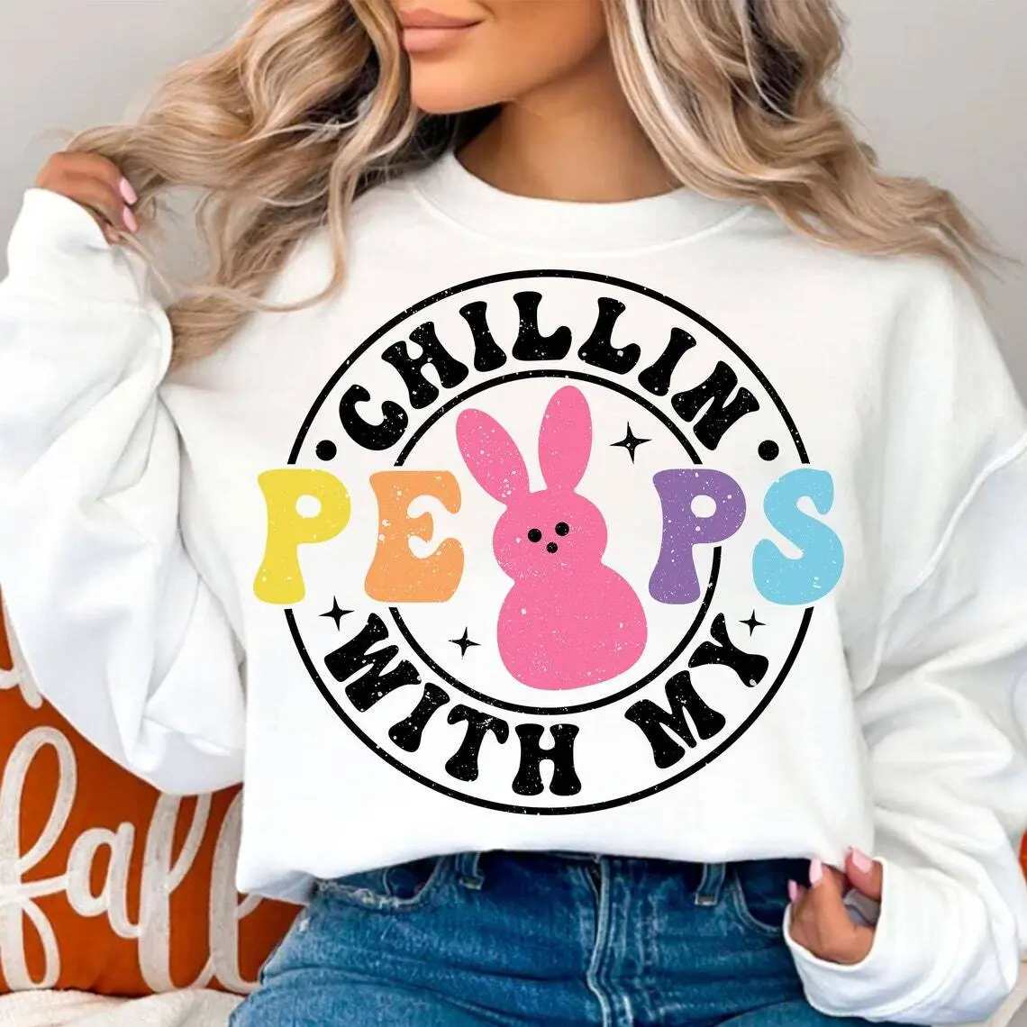 Chillin with my Peeps Shirt, Easter Shirt, Easter Bunny Shirt, Easter Shirt, Retro Easter Shirt, Easter Sublimation Design, Shirt Files for Cricut