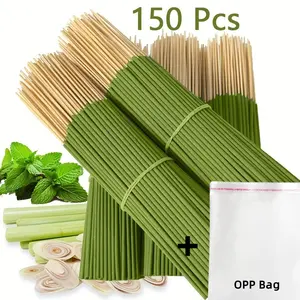 Long-Lasting Citronella Oil Scented Stick, Burns 45 Minutes, Synthetic Wood Scent, Atmosphere Scent, Ideal for Home, Camping, Garden, Pool, Summer Fragrance