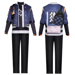 Wise Cosplay Costume Game Zenles Zone Zero Men ZZZ Wise Outfits Role Play Uniform for Halloween Party Comic Con