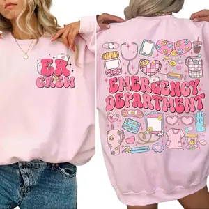 Emergency Department Valentine Sweatshirt T-Shirt, Valentine ER Nurse Tee, Emergency Room Nurse Shirt, Nursing Student, Valentines Day Gift For Nurse