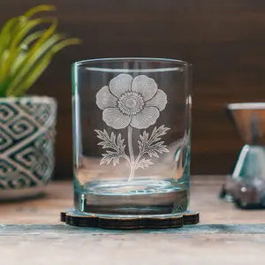 Anemone Flower Glasses