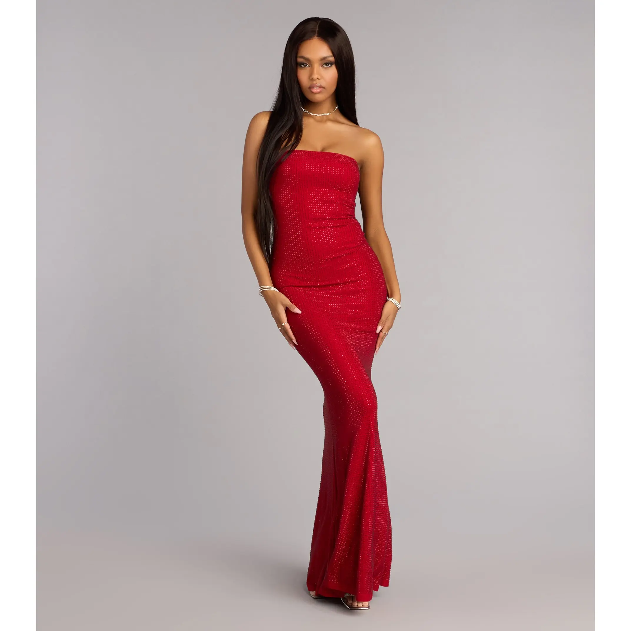 Janine Glitter Mermaid Formal Dress