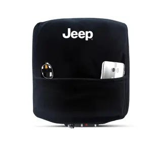 Premium Console Armrest Cover for Jeep Wrangler (Black) 1997-2000 – Soft, Machine Washable Console Lid Protector – Easy to Install, Plush & Durable – Black
