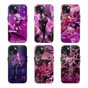 Angel Dust Hazbin Hotel phone Cases For iPhone12-17 Promax Pro Plus,It's a great gift for a good friend, suitable for holidays, birthdays, and partie