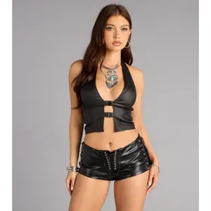 Outlaw Lace-Up Hot Shorts