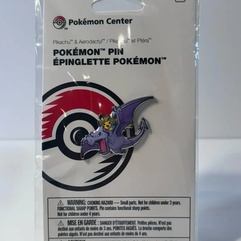 Pokémon Fossil Museum: Excavation / Excavator Pikachu & Aerodactyl Pin