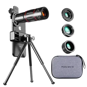 Smartphone Camera Telephoto Lens - High-Definition Fisheye Clip-On Accessory for Live Streaming, Concerts