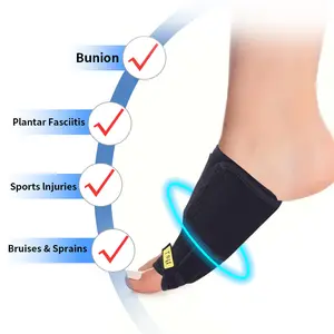 Bunion Corrector with Adjustable Metal Plate, Soft Breathable Cotton Sponge, Comfortable Foot Design, Pain Relief Bunion Treatment, Toe Corrector Sleeve