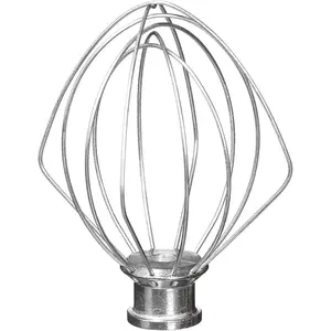 6-Wire Whip Attachment For KitchenAid Tilt-Head Stand Mixer Replace K45WW, Stainless Steel, Egg Heavy Cream Beater, Cakes Mayonnaise Whisk