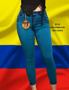 Degree Exito G Colombian Jeans Women's High Waist Stretch Denim Pants
