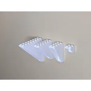 Brick Wall Mount for Lego Display 4 parts