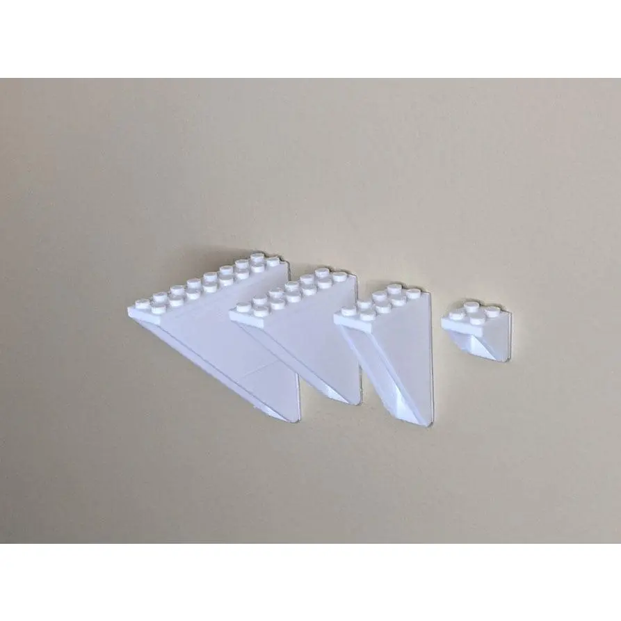 Brick Wall Mount for Lego Display 4 parts