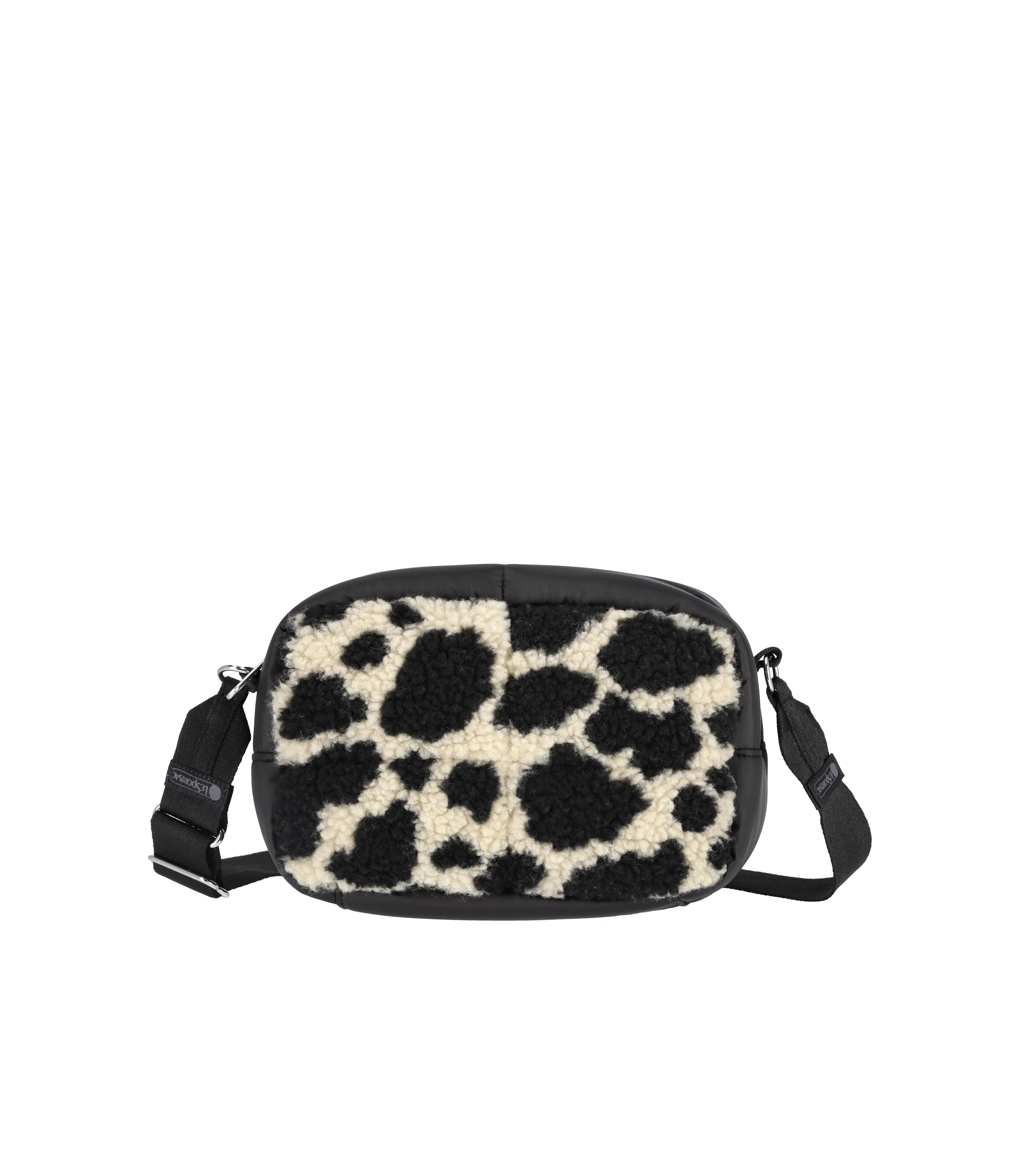 Puffy Sherpa Cube Crossbody