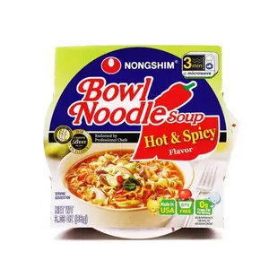Nongshim Bowl Noodle Soup, Hot & Spicy Flavor 1 count