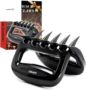 Meat Shredder Claws, BBQ Accessories Gifts for Men Dad Husband Son Boyfriend Him Birthday, Versatile Bear Claws for Pulled Pork, Chicken Shredder Tool for Grill, Smoker, Barbecue