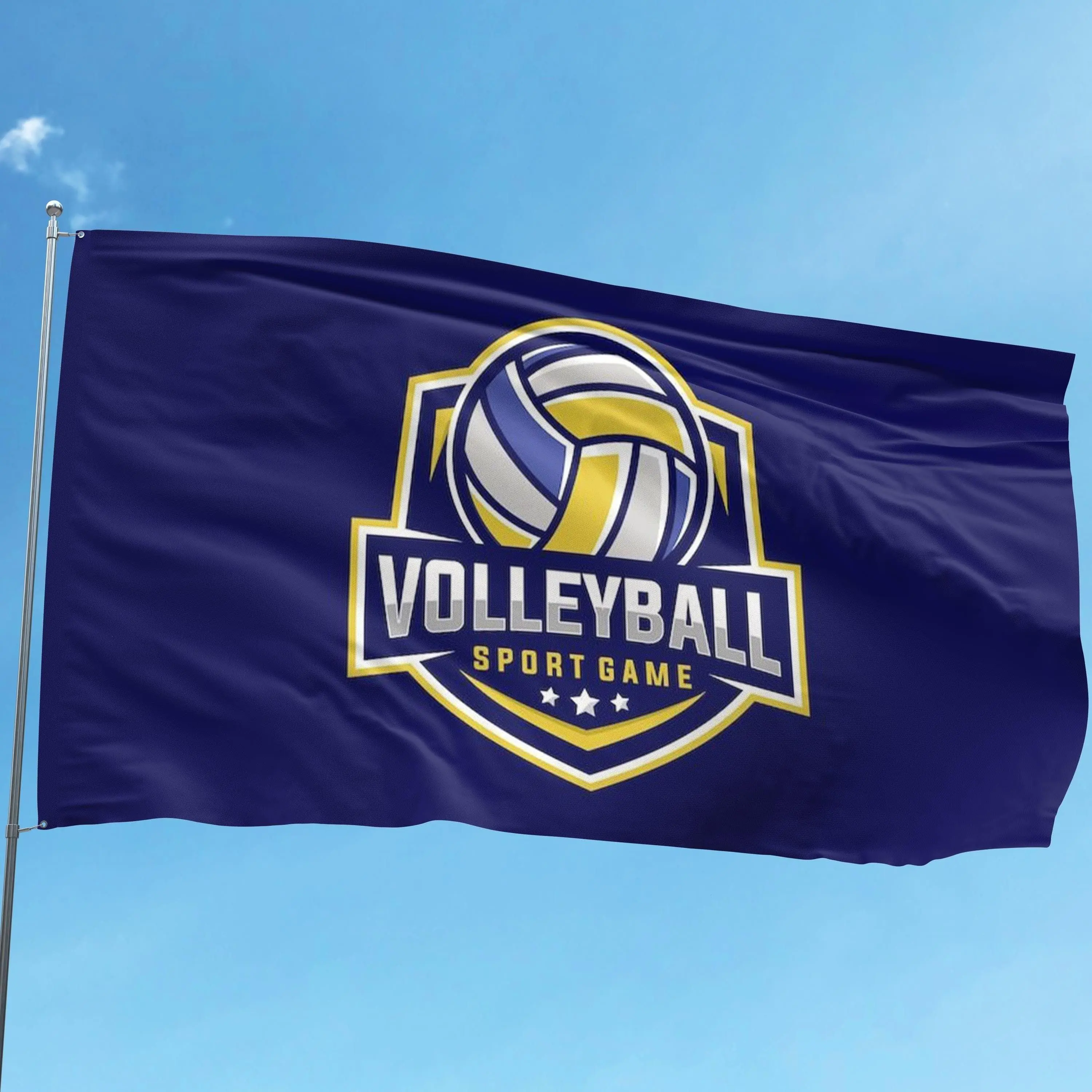 Custom Volleyball Team Flag: Personalized Sports Banner