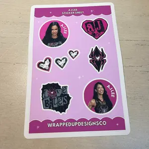 AJ Inspired Vinyl Sticker Sheet