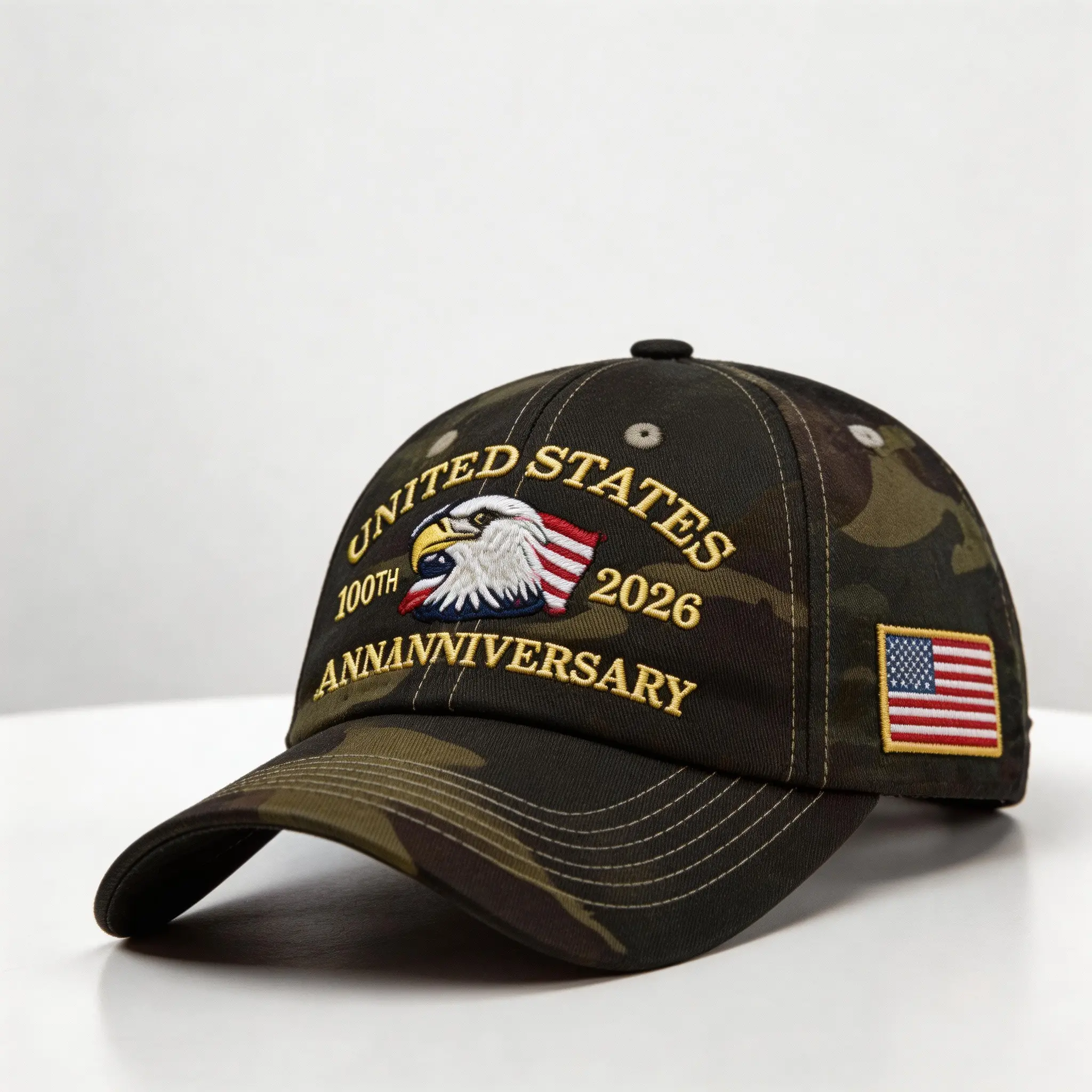 America 250th Anniversary 1776-2026 Embroidered Baseball Cap for Men ...