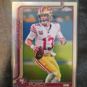 Topps Chrome 2026 49ers Brock Purdy QB Refractor
