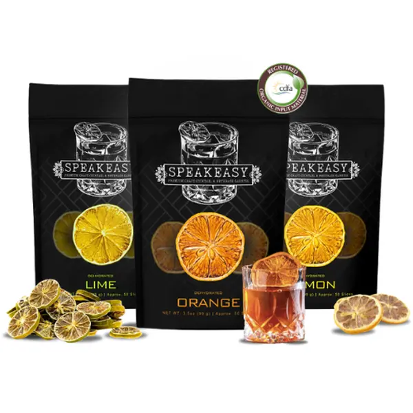 (Variety Pack) Speakeasy Premium Craft Beverage Garnishes 3x3.5oz